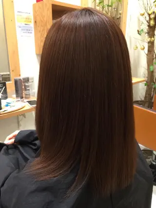 セミロング ロング カラー ツヤ髪専門美容師 桑原 和誠のヘアスタイル