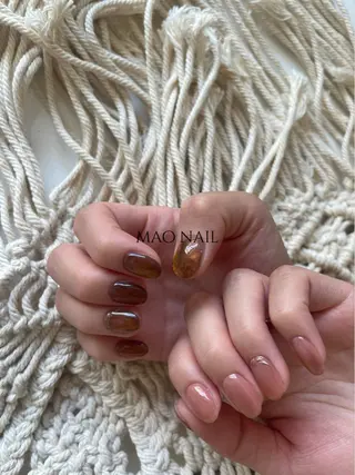 ミディアム &MERCI nail maoのネイルデザイン