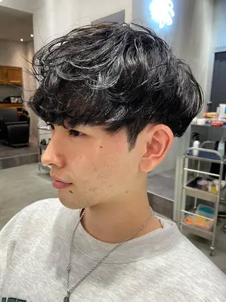 ミディアム メンズ 💈圧倒的メンズ特化 DAITO💈のヘアスタイル