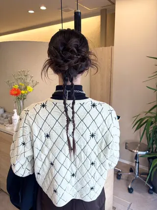 ロング え りのヘアスタイル