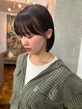 ミディアム ハシモトタケル🌿 ボブ/レイヤーカットのヘアスタイル