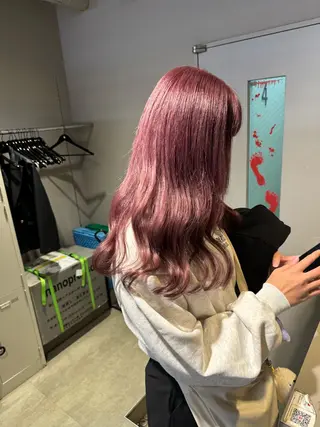 ロング カラー ヘアアレンジ キッズ 韓国系🇰🇷🩶 艶暗髪/MEIのヘアスタイル