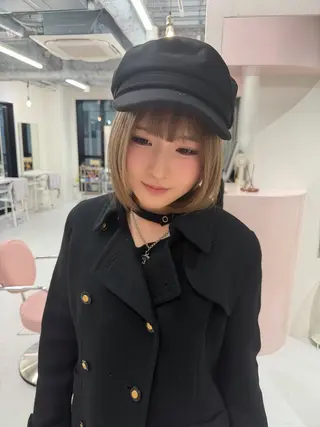 カラー RiA/レイヤーカッ ト/ハッシュカットのヘアスタイル