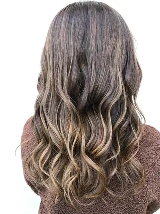 ロング カラー カラー職人 なかもと たつひろのヘアスタイル