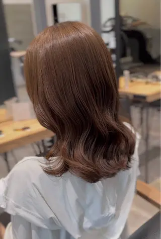 ミディアム 艶カラー /顔周り◎ 小川泰輝🫧のヘアスタイル