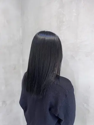 セミロング カラー ヘアアレンジ 🫧艶髪矯正 髪質改善🫧 大介のヘアスタイル
