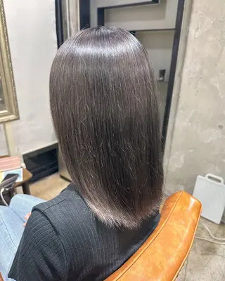 ロング 🔥コテ巻き風 ボブパーマ🔥のヘアスタイル