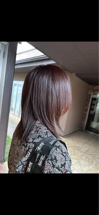 ミディアム カラー Hair+Relax Rhythm所属・吉原 美玖のヘアスタイル