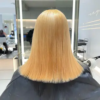 セミロング カラー 無料ショートカット 募集中📛杏のヘアスタイル