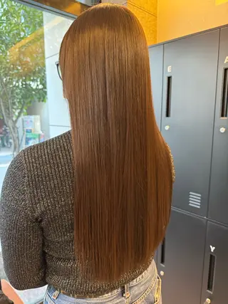 ロング 坂谷 BUCKS/縮毛矯正のヘアスタイル