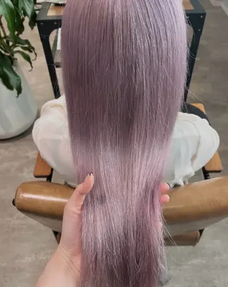 ロング カラー 佐伯 美麗のヘアスタイル