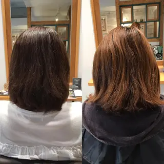 ミディアム カラー TELA HAIR 幕張本郷店 千尋のヘアスタイル