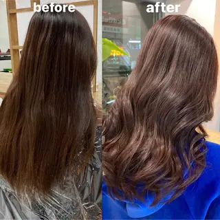 ロング カラー 韓国レイヤーカット★ 小林大樹のヘアスタイル