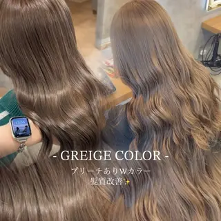 ロング カラー 赤みなし ×透明感🫧YUNAのヘアスタイル