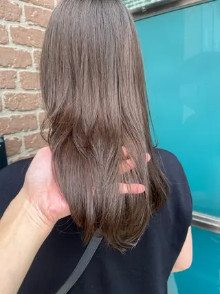 ロング カラー メンズ 久木原 ゆりのヘアスタイル