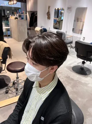 ミディアム パーマ メンズ メンズカットパーマ ✂️ JOYAのヘアスタイル