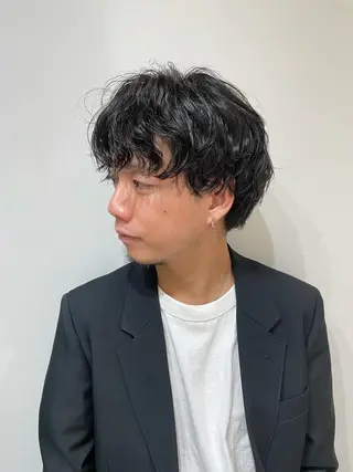 パーマ メンズ メンズカット クドウユウキのヘアスタイル
