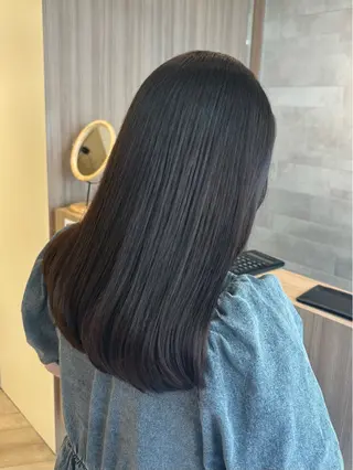 セミロング カラー 暖色/艶カラー🍑☆ /杉村夏希のヘアスタイル