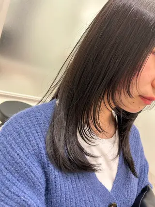 セミロング 🌷MIREA🌷 LUANA 難波店のヘアスタイル