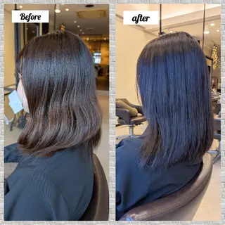 カラー 吉田 彩のヘアスタイル