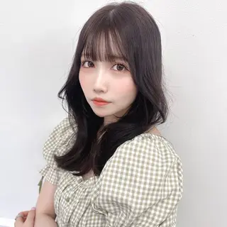 ミディアム カラー ✨️美髪矯正×似合わ せ艶カラー✨藤田透のヘアスタイル