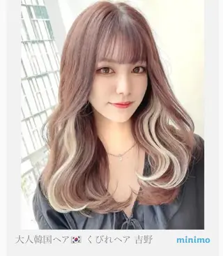 ロング カラー 顔周り特化/韓国ヘア /レイヤー/吉野幸大のヘアスタイル