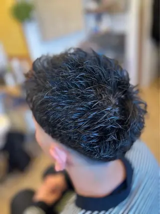 ショート パーマ HOOPbarber shop💈のヘアスタイル