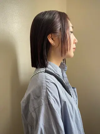 ミディアム カラー 安部佑哉/ハイトーン /レイヤー/ブリーチのヘアスタイル