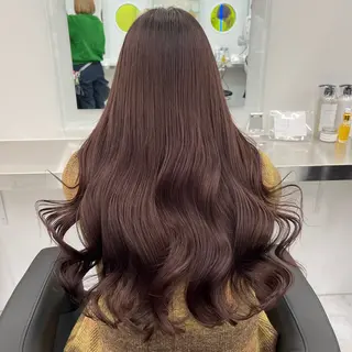 ロング カラー ヘアアレンジ 🫧🎀うる艶暖色 🏹Nanako🎀のヘアスタイル