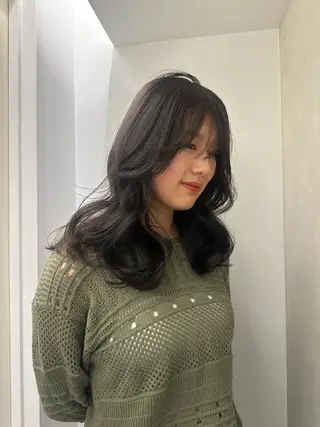 ロング カラー 韓国ヘアメンズ・レデ ィース特化ミクのヘアスタイル