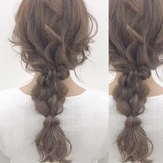 ヘアアレンジ TOMOKA 艶髪/透明感カラーのヘアスタイル