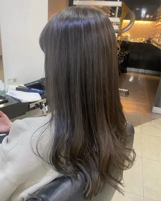 ロング カラー ヘアアレンジ 烏山 達也のヘアスタイル