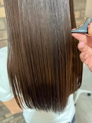 ロング 髪質改善/デザイン/ 天王寺/奥野和広のヘアスタイル