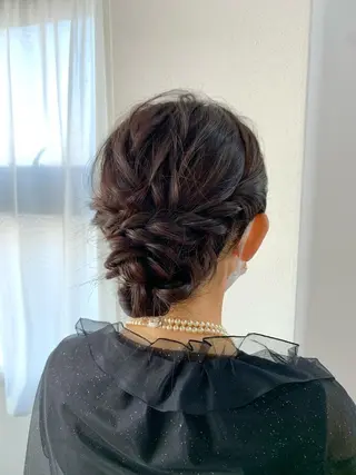 セミロング ヘアアレンジ Emma ecole所属・Emma ecole /栄/RIOのヘアスタイル