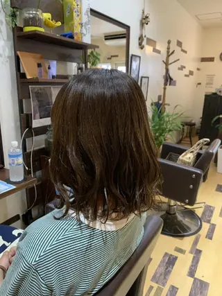 ミディアム カラー サトウ シューイチのヘアスタイル