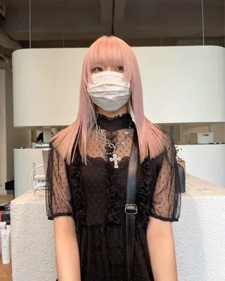 ロング 名古屋ハイトーン/ 🐶ブリーチ専門店のヘアスタイル