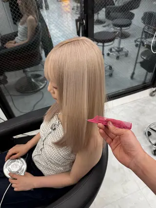 カラー 透明感ベージュ🎀 Anju/渋谷🎀のヘアスタイル