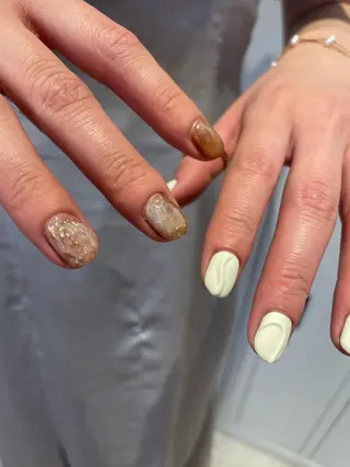 ネイル 【淡色color/ nail】maikoのネイルデザイン