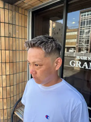 ショート メンズ ハヤシカズキ/カラー ✂/メンズパーマのヘアスタイル