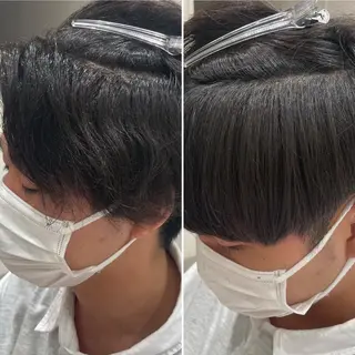 ショート パーマ メンズ 【メンズ縮毛矯正】 田中秀斗のヘアスタイル