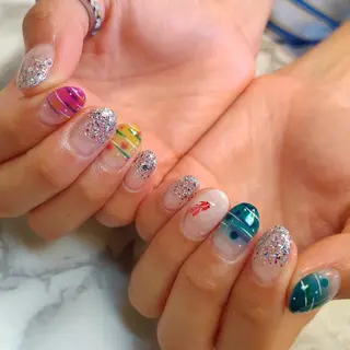 ネイル ジェヌインネイル 河内のネイルデザイン