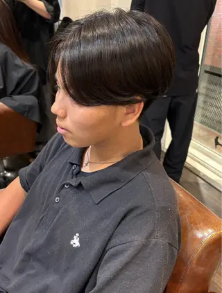 パーマ メンズ 魚谷 綾渚のヘアスタイル