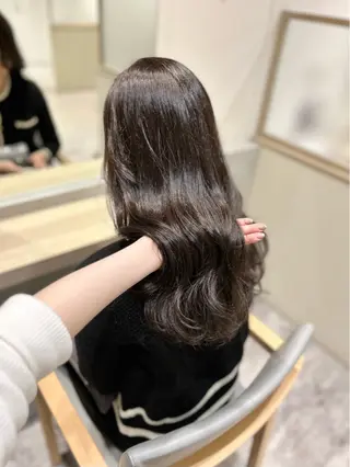 ロング カラー LOVEST Rihoのヘアスタイル
