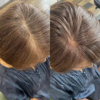 ショート カラー 白髪ぼかし ハイライト専門/大嶋のヘアスタイル