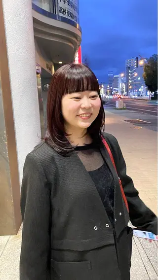 ミディアム マツザキ マナトのヘアスタイル