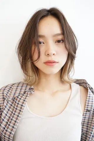 カラー ボブ/ミディ/ロング 特化/芳野りんかのヘアスタイル