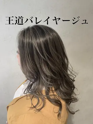 セミロング 市村 正義のヘアスタイル