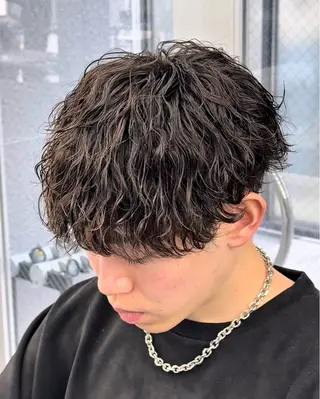 パーマ メンズ 🐲原宿、渋谷/メン ズ特化/パーマ、縮毛のヘアスタイル