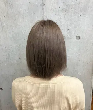 ミディアム カラー ショートボブ/ レイヤー/ Rikoのヘアスタイル