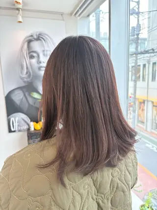 セミロング 立川メンズ💈 竹入優将のヘアスタイル